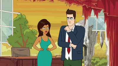 - You suck, Mulligan!
- Yeah, at sucking, Grimes! - Mulligan