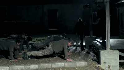 You sure you want to be doing this?
Yeah. Away you go. - Celebrity SAS: Who Dares Wins