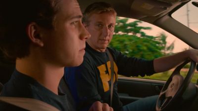 - You sure you're all right?
- Ugh. - Cobra Kai