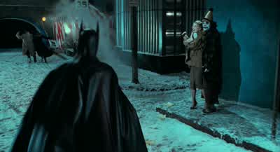 You take one step closer Mr Manbat and I'll - Batman Returns