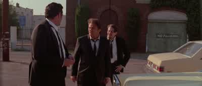 You talked to nice guy EddieWhy the fuck didn't you say that in the first place'Cause you never asked meHardy fucking har What'd he say - Reservoir Dogs