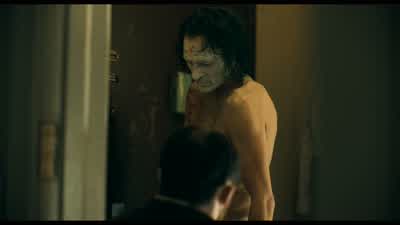 Garry YeahYou're the only one that's ever been nice to meGet out of here - Joker
