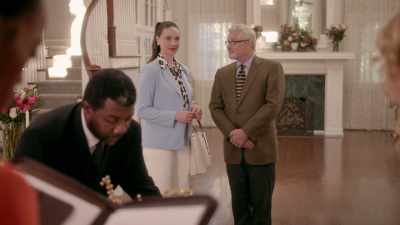 You there, this dessert fork
is too close to the placemat. - The PA and the Manhattan Prince
