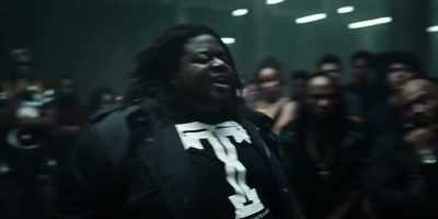 You think you Behn Grym, I'll
leave him stretched out, - Bodied