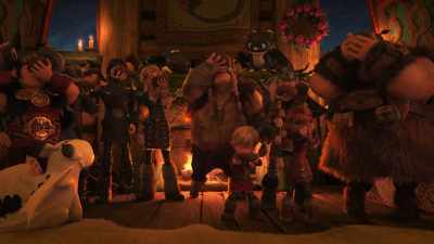 You think you can
come into my home, - How to Train Your Dragon: Snoggletog Log