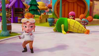 You think you can intimidate
The Peculiar Purple Pieman? - Strawberry Shortcake and the Beast of Berry Bog