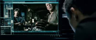 Do you think you can track where he isDetective covering the camera with your hand doesn't turn off the microphone - Live Free or Die Hard