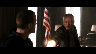 You think I put my country through this for moneyI hate mercenaries - White House Down