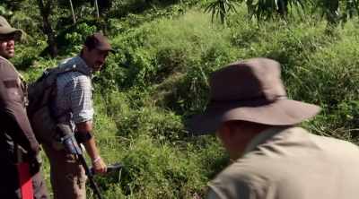 ‐ You think this is the area
that we found with the LIDAR? - Lost Gold of World War II