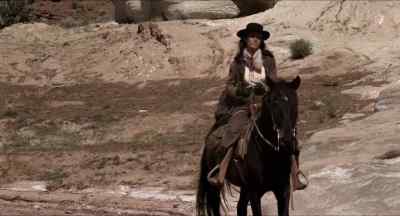 You think you know who laid down
this trail better than I do, miss. - The Shooting