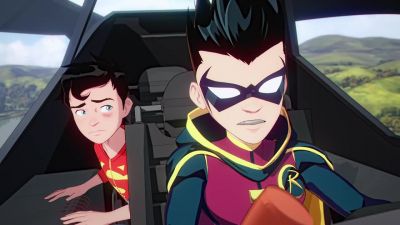 You think she's okay? - Batman and Superman: Battle of the Super Sons