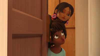 ‐ You think we should?
‐ No! I was just kidding. - Miraculous World: New York, United HeroeZ