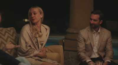 You think that you can hide
up here behind this gate, - Beatriz at Dinner