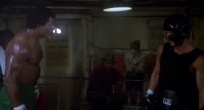 You thought I was tough This chump will kill you - Rocky III
