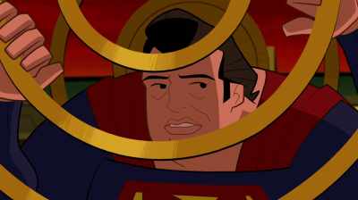 You three stand watch while
I tell Lord Darkseid - Justice League Action