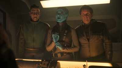 You three will pose as Clive's
crew and you'll enter with him. - Vagrant Queen