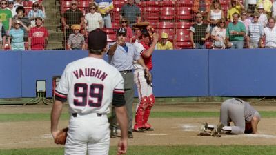 You threw at him intentionally - Major League