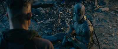 You time sliding son of a bitchYou did this for meWait You can't go backYou used the last of your fuelWhat about your girl your wifeNow my family's safe And I didn't do it for youNo I'm gonna stick around for a whileand make sure the worlddoesn't shit - Deadpool 2