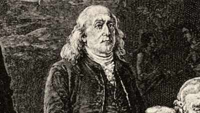 "You took our citizens
across the Atlantic - Benjamin Franklin