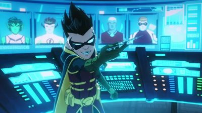 You tried to sneak up on me? - Batman and Superman: Battle of the Super Sons
