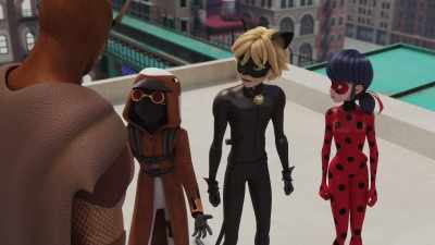 ‐ You two are too dangerous.
‐ No, they tried to ‐‐ - Miraculous World: New York, United HeroeZ
