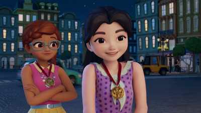 You two.
I was only filming - LEGO Friends: Girls on a Mission
