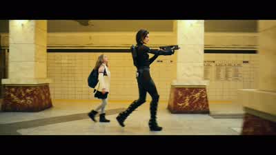 Hey. Wait. She helped us. Remember? You two made it! Thought l was the only one......that survived. - Resident Evil: Retribution