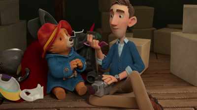 You used to put a little tape in here - The Adventures of Paddington