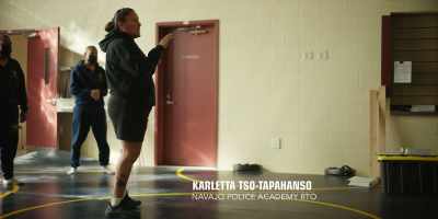You wait until she gets
to A or B, right? - Navajo Police: Class 57
