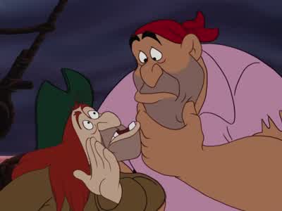 No splash captainSo you want a splash Mr StarkeyI'll give you a splashWho's next You're next HookThis time you've gone too far It's Pan Peter Pan - Peter Pan