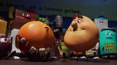 You want to give everyone handouts - Sausage Party: Foodtopia