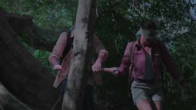 You want to keep going straight
until you reach a large tree. - Rock Island Mysteries