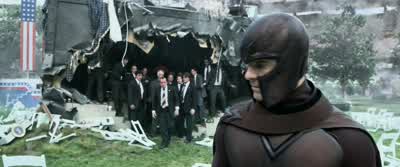 You want to make a statementKill me FineBut spare everyone elseVery heroic Mr Presidentbut you had no intentionof sparing any of usThe future of our species begins nowYou used to be a better shotTrust me I still am - X Men: Days of Future Past
