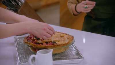 - You want to put
a little butter on it first, - Baking It
