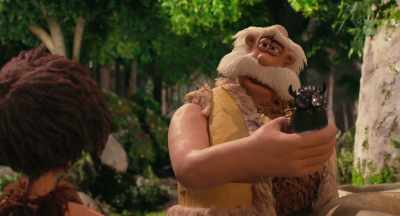 You want us to hunt a
five-ton, bone-crushing mammoth? - Early Man