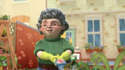 You wave it around
and it beeps if it finds anything metal. - The Adventures of Paddington