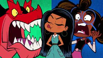 - You what?
- [growls] - Marvel's Moon Girl and Devil Dinosaur