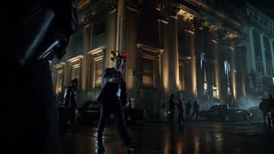 You! What's going on? Hostage situation. The magician just killed the deputy mayor. It's Jerome Vale - Gotham