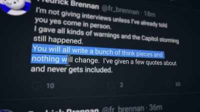 "You will all write
a bunch of think pieces - Q: Into the Storm