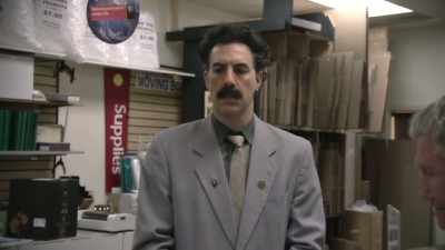 You will find a new gift
for him or you will die." - Borat Subsequent Moviefilm