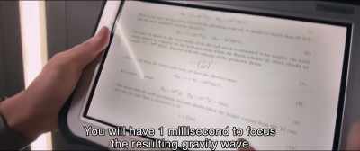 You will have 1 millisecond to focus
the resulting gravity wave - Shin Ultraman