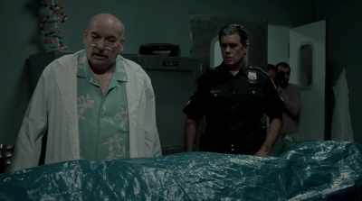 You work in a freaking morgue.
Get your ass up. - Amityville Uprising