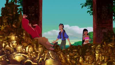 You worry too muchNo I worry exactly the right amountYou can never worry too much - The Road to El Dorado