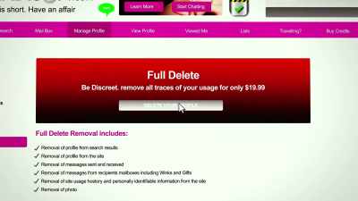 You would pay a $19.99 fee and
that the site would totally - The Ashley Madison Affair