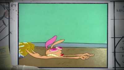 You would play... play it on slow
and you would just hit a button - Happy Happy Joy Joy: The Ren & Stimpy Story