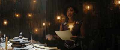 You write a message
on the magical paper - Shazam! Fury of the Gods