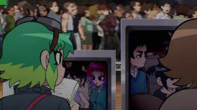 You wrote an entire script
about a world where Scott Pilgrim - Scott Pilgrim Takes Off