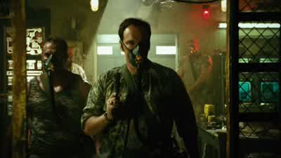 You! You! Come with us. Move it! Move it, Peggy! - Planet Terror