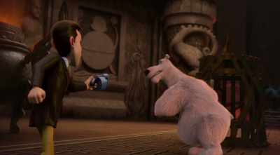 You and your kin are under arrest
for bank robbery - Norm of the North: King Sized Adventure