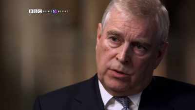 -You-- You're sure about that?
-Yeah, because the -- - Prince Andrew: Banished